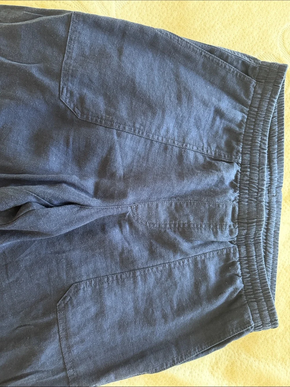 Banana Republic Mens Navy Linen Pant